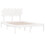 Berkfield Bed Frame without Mattress White 135x190 cm Double Solid Wood 4