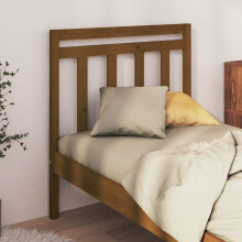 Berkfield Bed Headboard Honey Brown 106x4x100 cm Solid Wood Pine