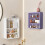 Wall Mounted Multi Layer Storage Organiser Large-large Purple 7