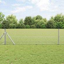 Berkfield Welded Wire Fence Silver