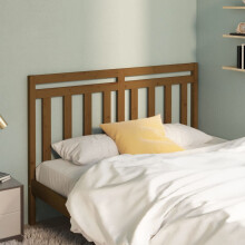 Berkfield Bed Headboard Honey Brown 166x4x100 cm Solid Wood Pine