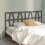 Berkfield Bed Headboard Grey 206x4x100 cm Solid Wood Pine 1