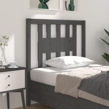 Berkfield Headboard Grey 96x4x100 cm Solid Wood Pine