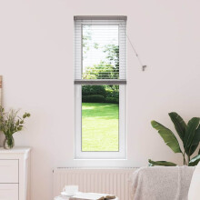 Berkfield Venetian Blinds Height Adjustable Silver 130 x 50 cm Aluminium