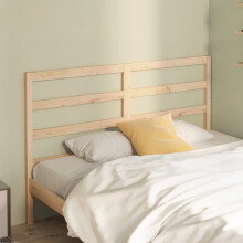 Berkfield Bed Headboard 141x4x100 cm Solid Wood Pine