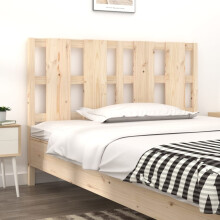 Berkfield Bed Headboard 140.5x4x100 cm Solid Wood Pine