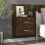 Berkfield Wall-mounted Bedside Cabinet Smoked Oak 1
