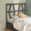 Berkfield Bed Headboard Grey 81x4x100 cm Solid Wood Pine 1