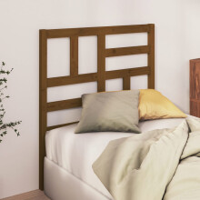 Berkfield Bed Headboard Honey Brown 81x4x104 cm Solid Wood Pine