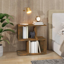 Berkfield Bedside Cabinet Smoked Oak 50x30x51.5 cm Engineered Wood