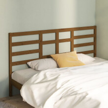 Berkfield Bed Headboard Honey Brown 206x4x104 cm Solid Wood Pine