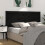 Berkfield Headboard Black 126x4x100 cm Solid Wood Pine 1
