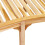 Berkfield Banana Bench 200 cm Solid Teak Wood 7