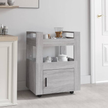 Berkfield Kitchen Trolley Grey Sonoma 60x45x80 cm Engineered Wood