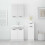 Berkfield 3 Piece Bathroom Cabinet Set White Engineered Wood 3