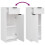 Berkfield 3 Piece Bathroom Cabinet Set White Engineered Wood 8