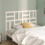 Berkfield Bed Headboard White 146x4x104 cm Solid Wood Pine 1