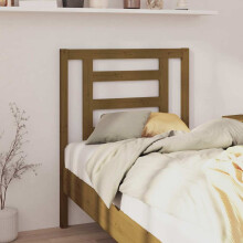 Berkfield Bed Headboard Honey Brown 81x4x100 cm Solid Wood Pine