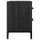 Berkfield Bedside Cabinets 2 pcs Black 36x30x45 cm Solid Wood Pine 6