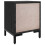 Berkfield Bedside Cabinets 2 pcs Black 36x30x45 cm Solid Wood Pine 7