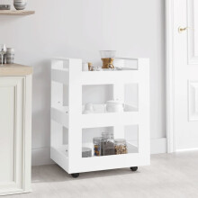 Berkfield Kitchen Trolley White 60x45x80 cm Engineered Wood