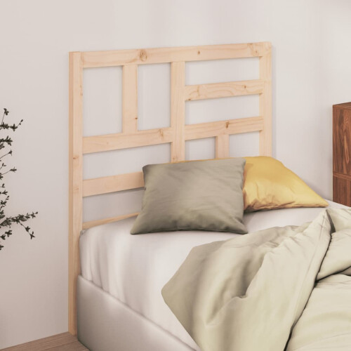Berkfield Bed Headboard 81x4x104 cm Solid Wood Pine