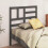 Berkfield Bed Headboard Grey 81x4x104 cm Solid Wood Pine 1