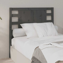 Berkfield Headboard Grey 81x4x100 cm Solid Wood Pine
