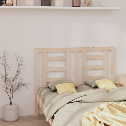 Berkfield Bed Headboard 146x4x100 cm Solid Wood Pine