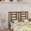 Berkfield Bed Headboard Honey Brown 126x4x100 cm Solid Wood Pine 1
