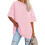 V Neck Short Sleeve Basic Tees  M 1