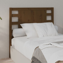 Berkfield Headboard Honey Brown 106x4x100 cm Solid Wood Pine