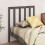 Berkfield Bed Headboard Grey 96x4x100 cm Solid Wood Pine 1