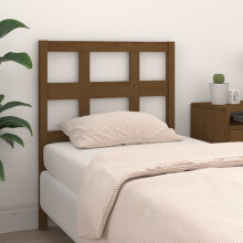 Berkfield Bed Headboard Honey Brown 105.5x4x100 cm Solid Wood Pine