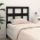 Berkfield Bed Headboard Black 95.5x4x100 cm Solid Wood Pine 1
