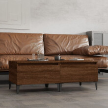 Berkfield Side Tables 2 pcs Brown Oak 50x46x35 cm Engineered Wood
