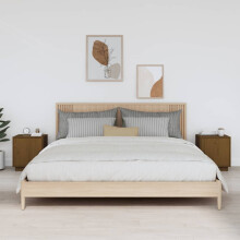 Berkfield Bedside Cabinets 2 pcs Honey Brown 40x34x45 cm Solid Wood Pine