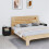 Berkfield Bedside Cabinets 2 pcs Black 40x34x45 cm Solid Wood Pine 1