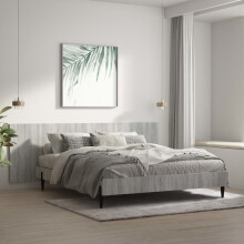Berkfield Wall Headboard Grey Sonoma 240x1.5x80 cm Engineered Wood