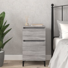 Berkfield Bedside Cabinet Grey Sonoma 40x35x70 cm