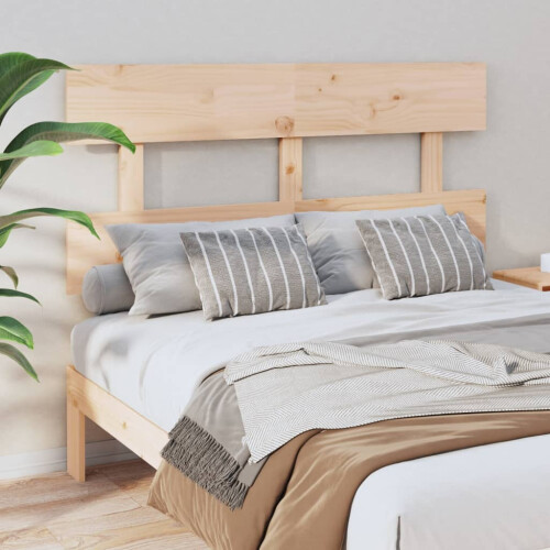 Berkfield Bed Headboard 124x3x81 cm Solid Wood Pine
