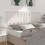 Berkfield Headboard White 146x4x100 cm Solid Wood Pine 1