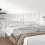 Berkfield Bed Headboard White 155.5x4x100 cm Solid Wood Pine 1