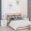 Berkfield Bedside Cabinets 2 pcs White 40x34x45 cm Solid Wood Pine 1