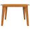 Berkfield Garden Table 110x110x75 cm Solid Wood Acacia 3