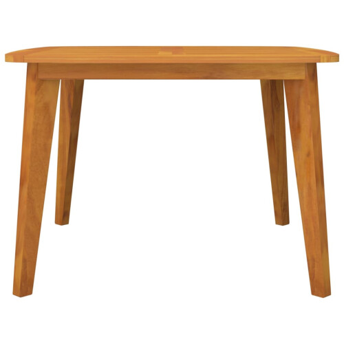 Berkfield Garden Table 110x110x75 cm Solid Wood Acacia 2