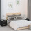 Berkfield Bedside Cabinets 2 pcs Black 40x34x45 cm Solid Wood Pine 1