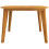 Berkfield Garden Table 110x110x75 cm Solid Wood Acacia 4