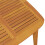Berkfield Garden Table 110x110x75 cm Solid Wood Acacia 6
