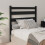 Berkfield Bed Headboard Black 96x4x100 cm Solid Wood Pine 1